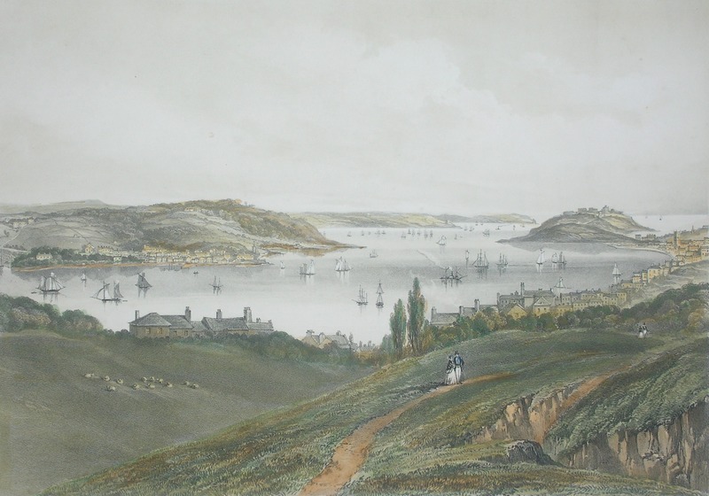 Falmouth Harbour and Flushing from Beacon Hill