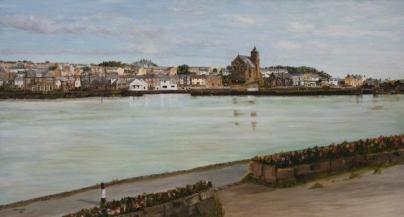 View of Hayle (Copperhouse Pool and St Elwyn's Church)