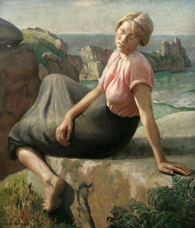 Girl on a Cliff