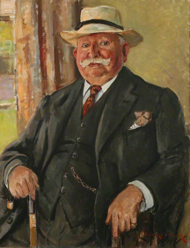 The Man in the Panama Hat (Herbert Thomas, Editor of 'The Cornishman')