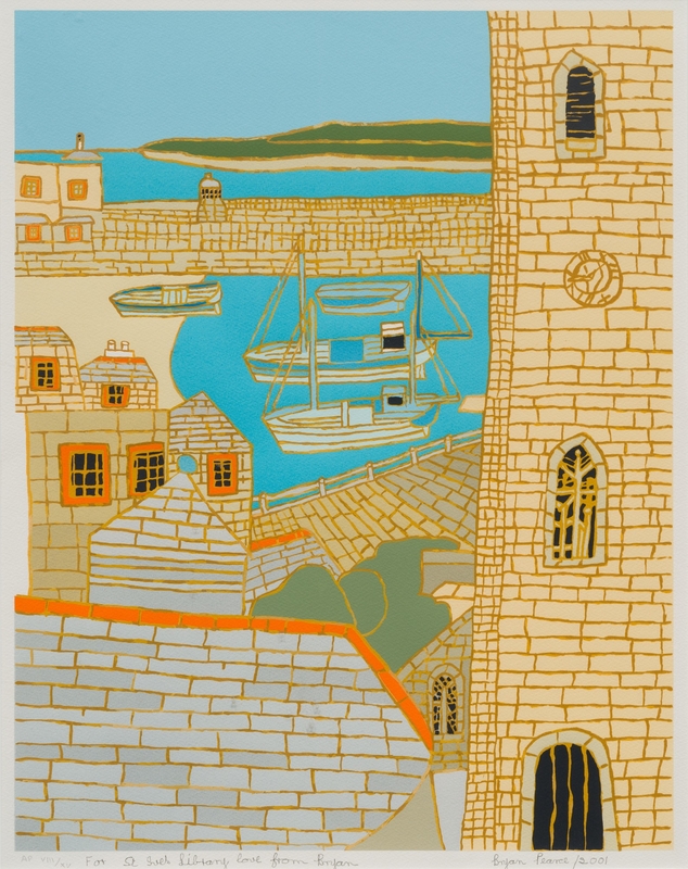 St Ives Parish Church from the Artist's Studio