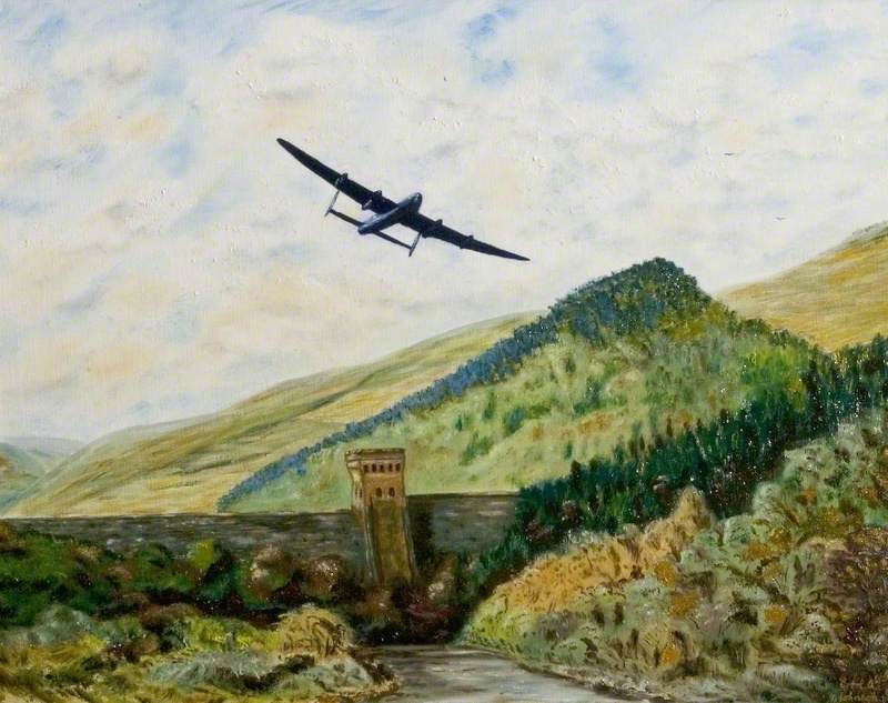 Lancaster over Derwent Dam