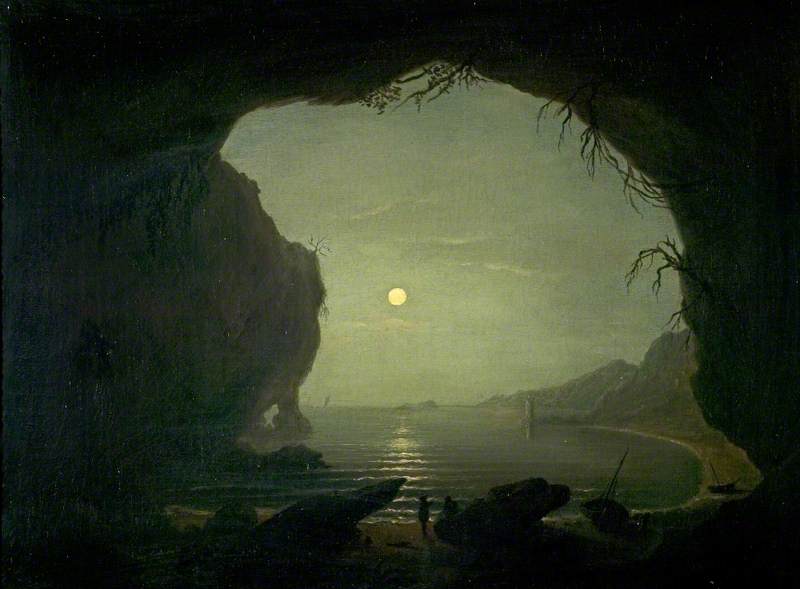 A Cavern, Moonlight