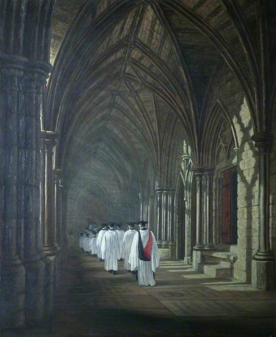 The Cloister and Choir, Westminster Abbey, London