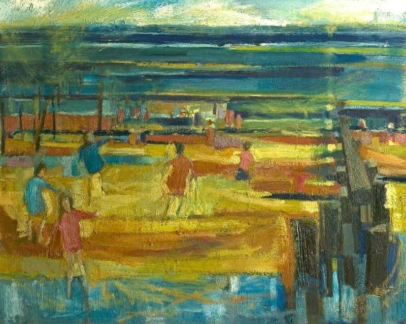 Beach with Figures