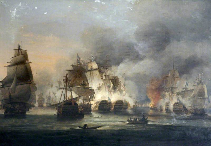 The Battle of Trafalgar, 21 October 1805