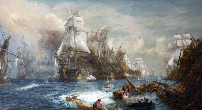 The Battle of Trafalgar, 21 October 1805