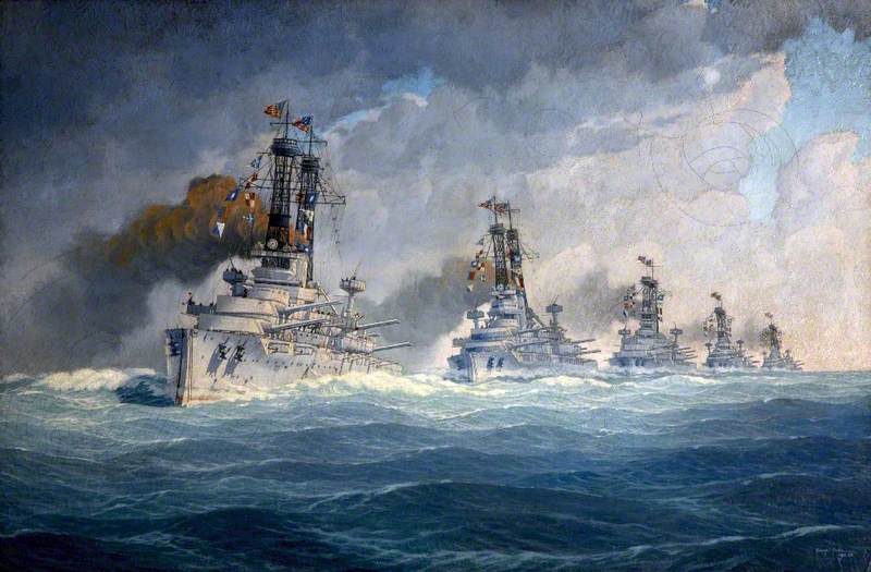 Sixth Battle Squadron, Grand Fleet Rear Admiral Hugh Rodman, United States Navy Commanding