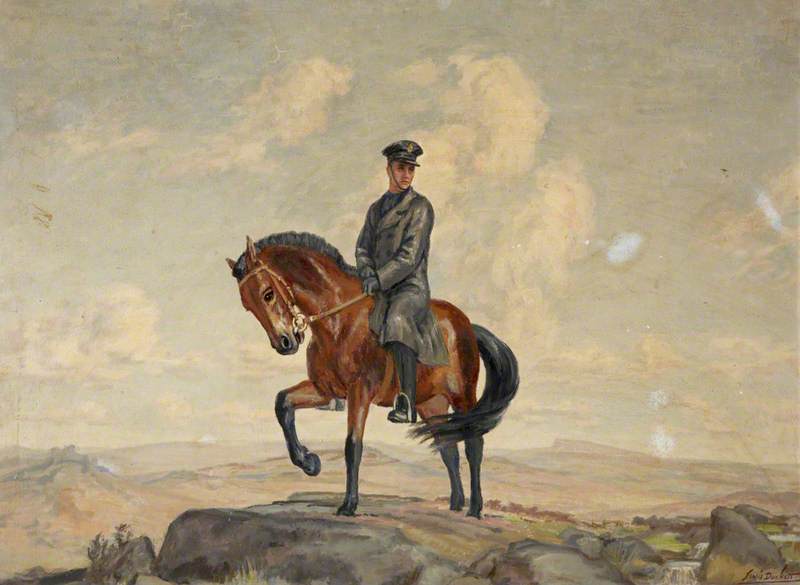 Mounted Prison Patrol Officer on Dartmoor