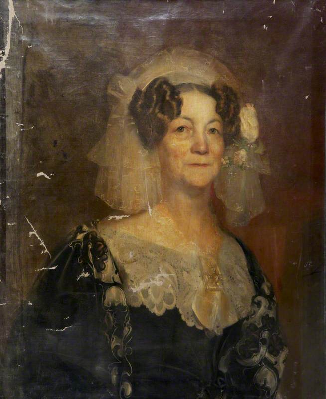 Portrait of a Lady in a Lace Bonnet