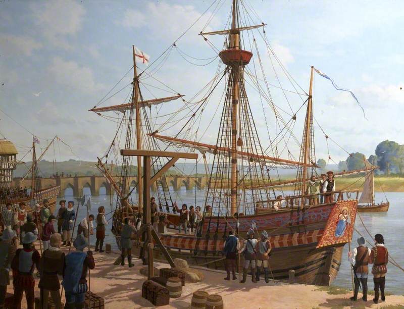 The 'Prudence' Prize at Barnstaple Quay, 1590