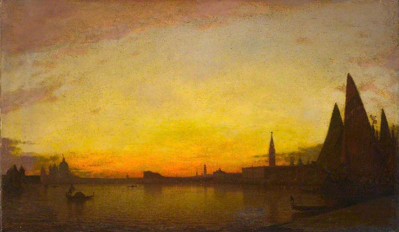 Sunset Scene, Canal San Marco, Venice