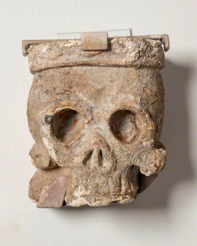 Memento Mori Tomb Carving of a Skull