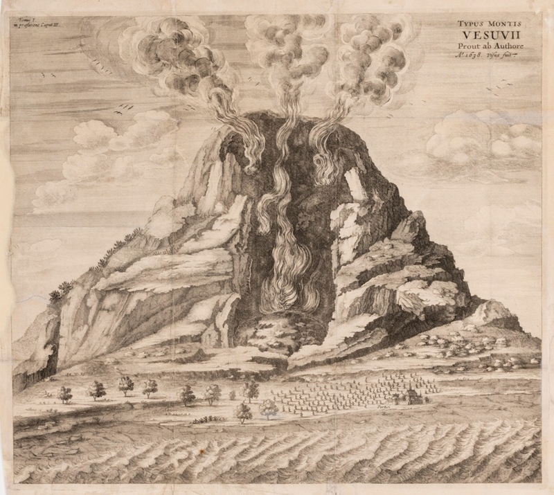 Typus Montis Vesuvii 1638