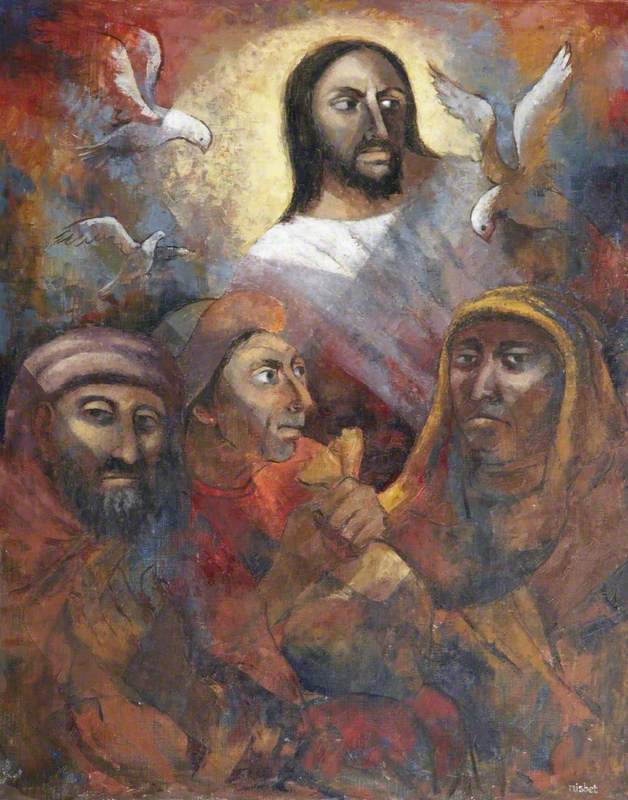 Christ and Three Men