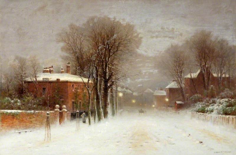 Winter Scene, Hampstead Heath, London