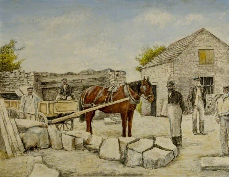 Ambrose Bower's Quarry Mine, Langton Matravers, Dorset, 1890