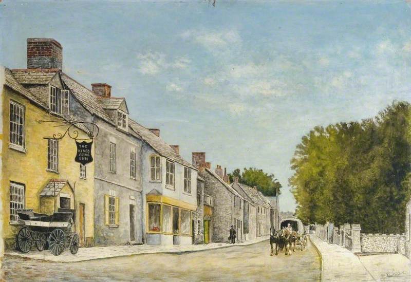 Langton Matravers Village Street, Dorset, 1905