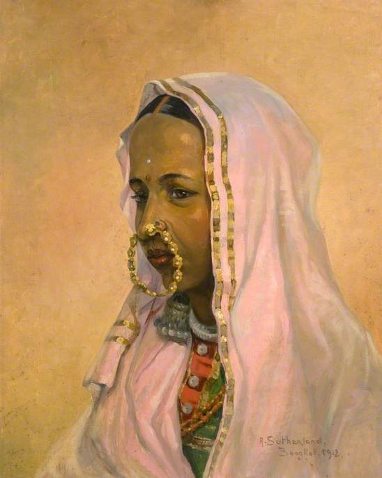 Portrait of a Hindu Woman