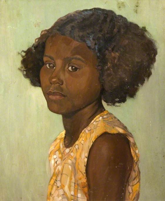 Portrait of a Young Black Girl