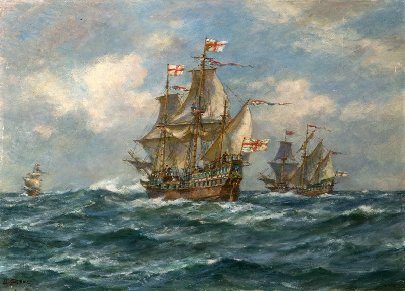 The Golden Hind sails on her great enterprise 13th December 1577