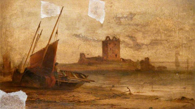 Broughty Castle in 1861