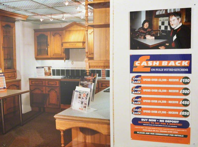 Installation View of Homebase Kitchen Department (June 13–June 21 1997)