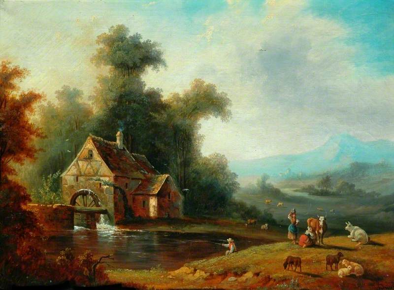 Landscape with Watermill