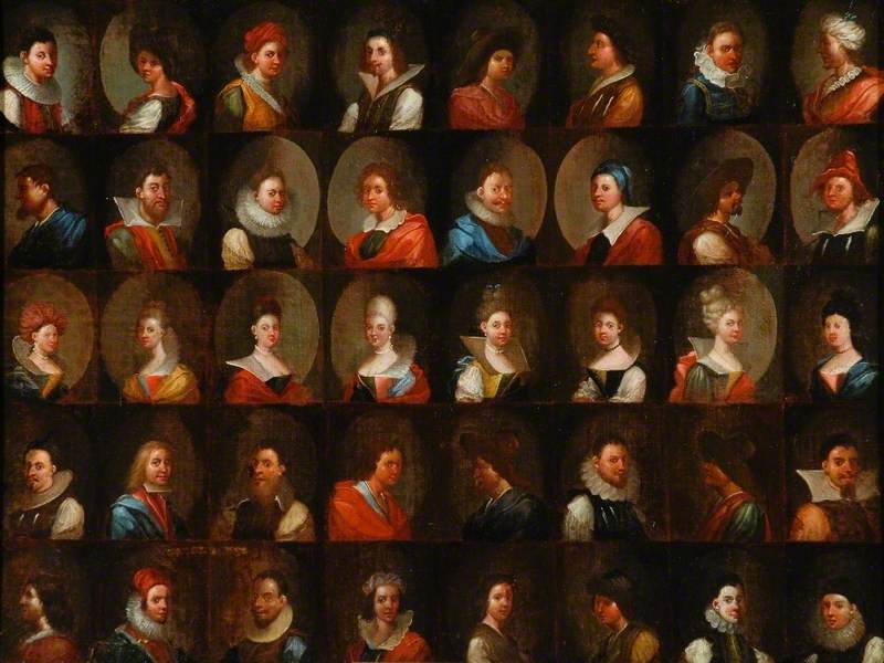 Medallion Portraits of 40 Celebrated Venetians