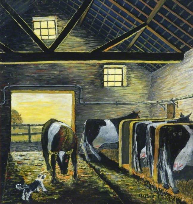 Cows in a Byre