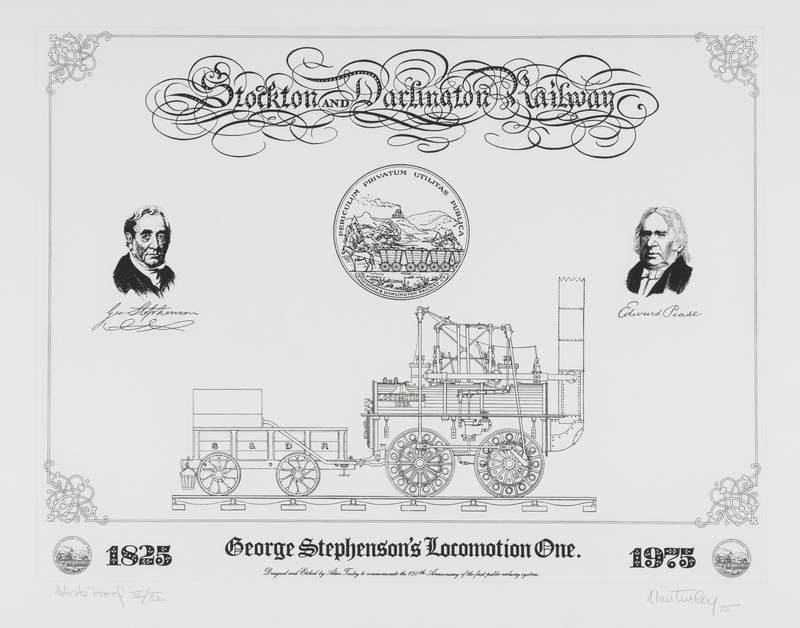 George Stephenson's Locomotion One, Artist's Proof, No. IV/XX