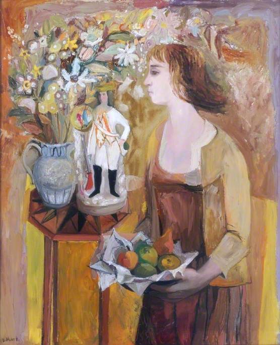 Girl with a Bowl of Fruit