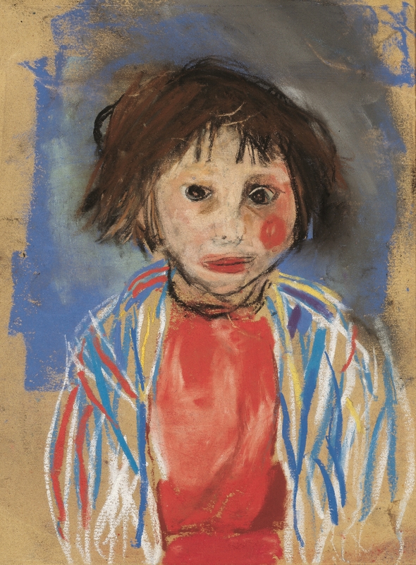Girl in a Striped Cardigan