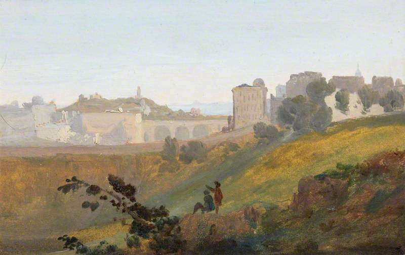 Edinburgh, before the Mound Was Completed