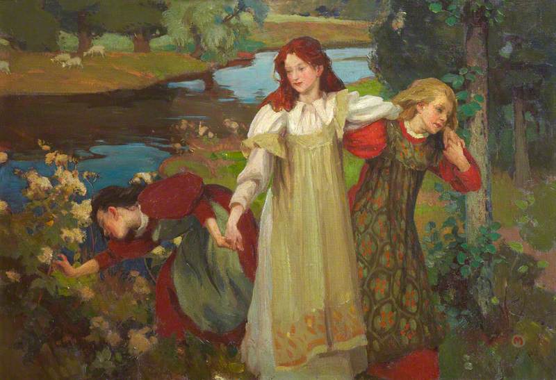 'There were three maidens pu'd a flower (by the bonnie banks o' Fordie)'