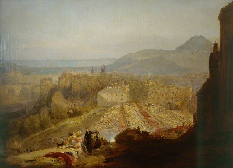 The Military Review on the Occasion of George IV's Visit to Edinburgh