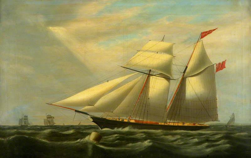 The Clipper 'Nonsuch' Making for Sea