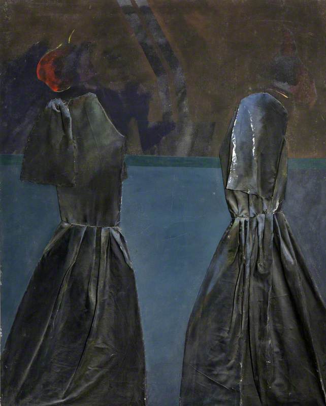 Composition with Two Dresses