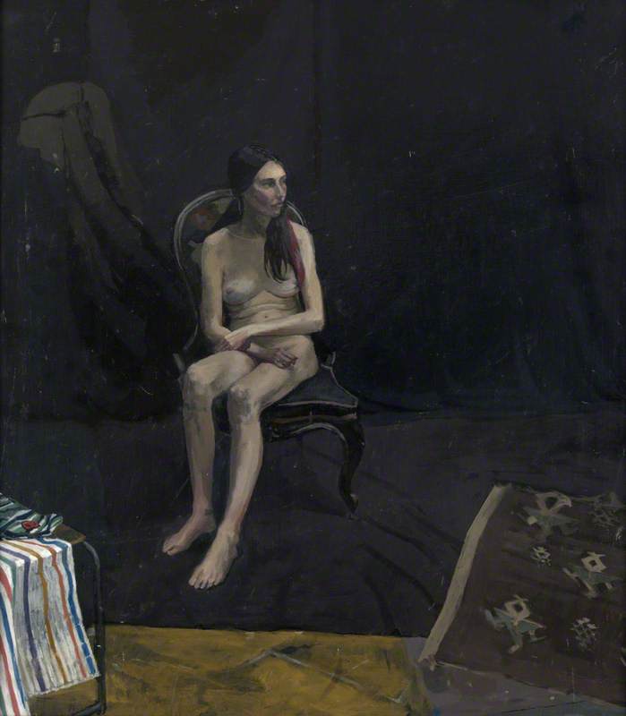 Sitting Nude Female