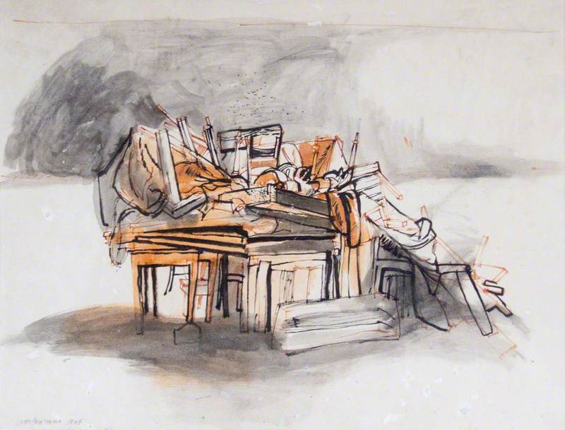Study for ‘House Contents’