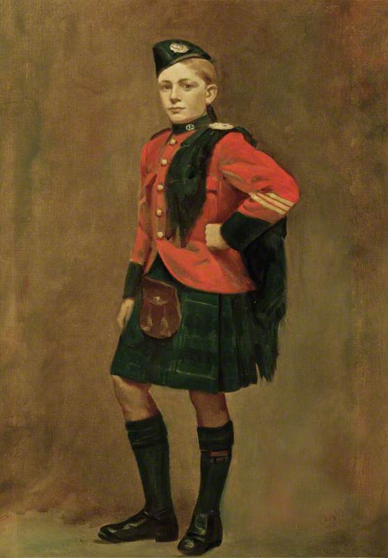 Portrait of an Unknown Pupil of Queen Victoria's School, Dunblane