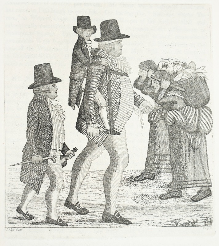 Hamilton Bell Carrying a Vintners Boy from Edinburgh to Musselburgh