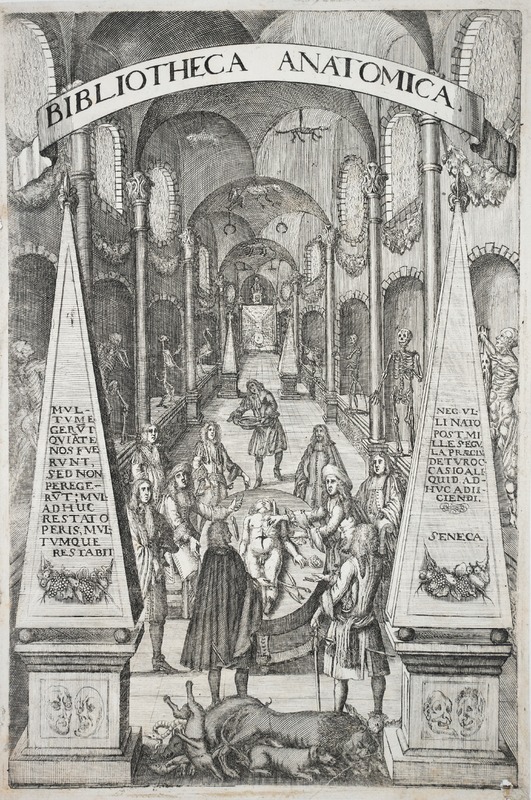 Dissection and Museum – Bibliotheca Anatomica Frontispiece