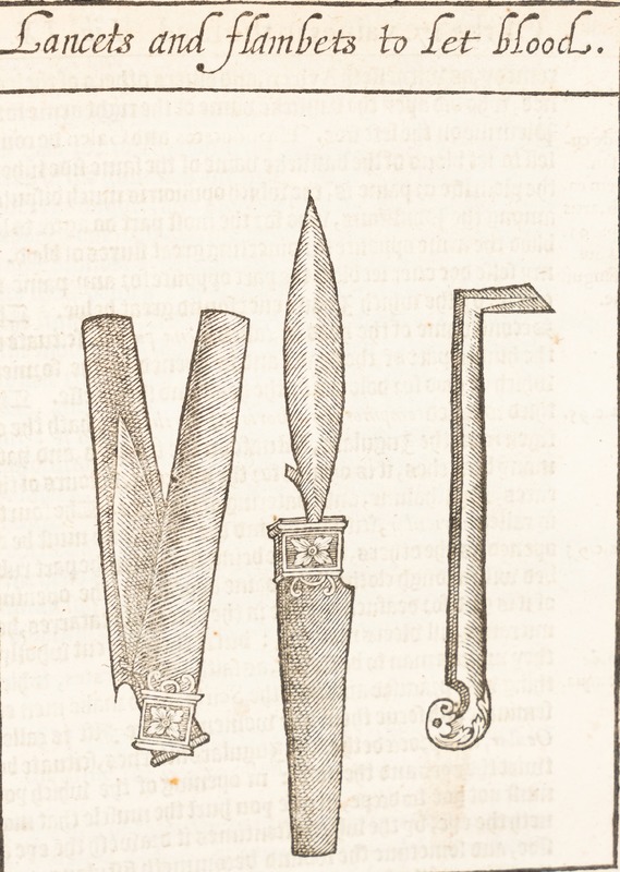 Lancets and Flambets to Let Blood