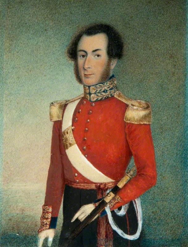 An Officer in the Royals in Uniform of 1840–1855