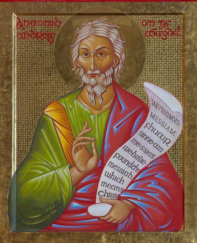 Icon with Saint Andrew