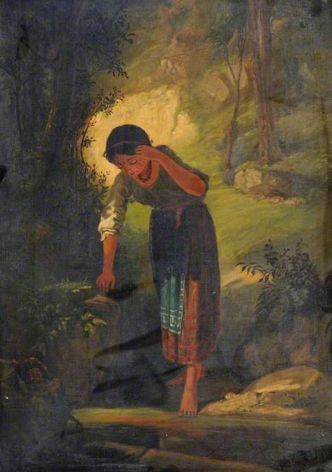 Girl in a Wood