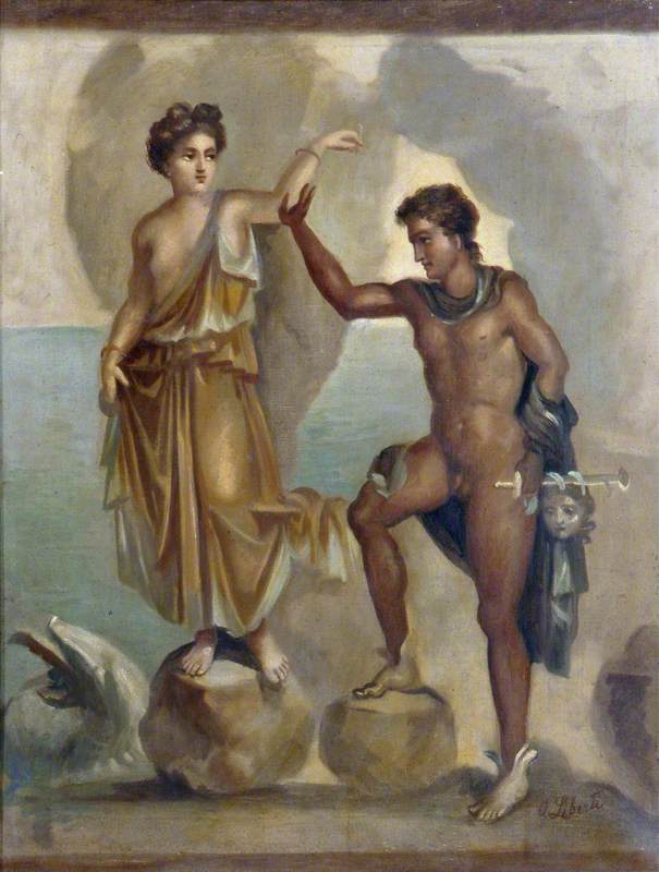 Copy of a Wall Painting from Pompeii