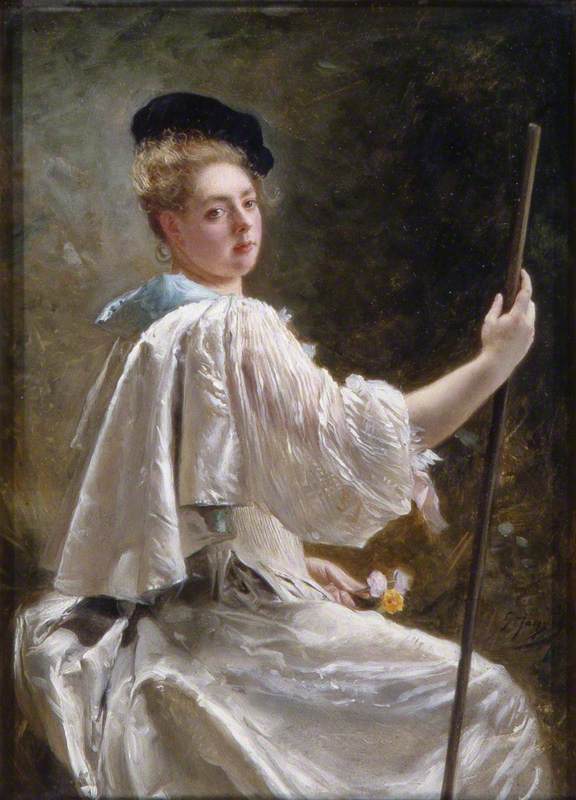 Lady with a Staff