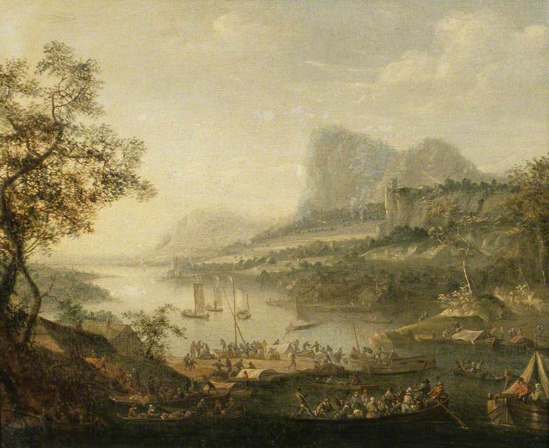 Landscape with a River and a Ferry